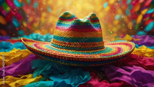 bright mexican hat