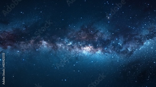 Milky Way constellation  beautiful sky.
