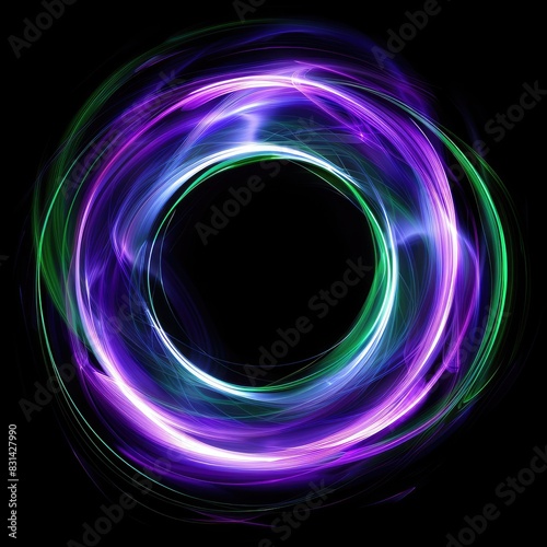 Swirling Neon Vortex. © Sebastian Studio