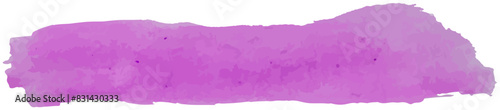 Hand-drawn vector illustration of a watercolor purple line, offering a stylish touch to your designs. Versatile for use in banners or as a design accent