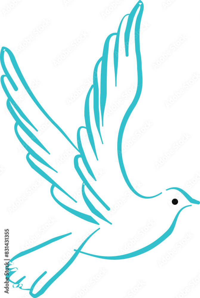 Fototapeta premium dove of peace