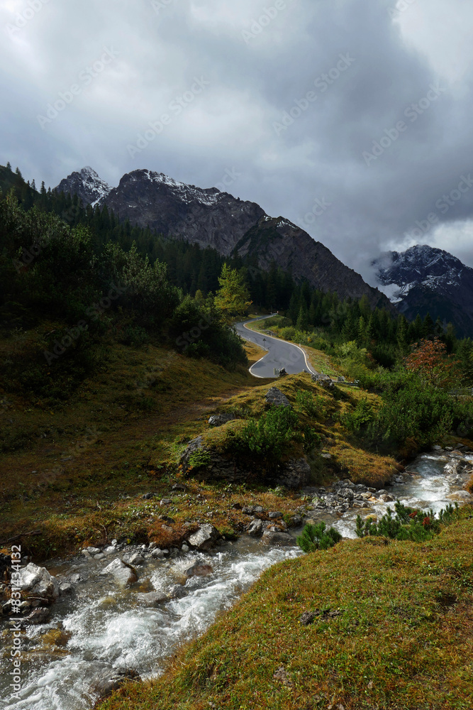 Hahntennjoch in Österreich