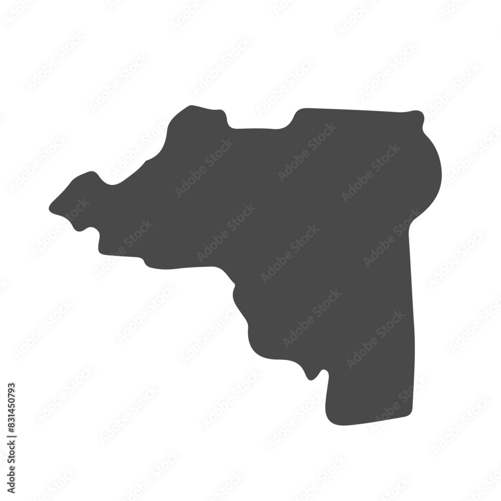 Moyen-Cavally map illustration Moyen-Cavally map illustration