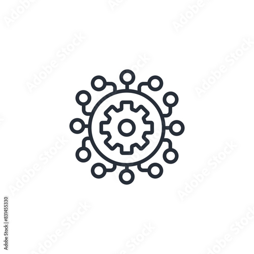 parameters icon. vector.Editable stroke.linear style sign for use web design,logo.Symbol illustration.