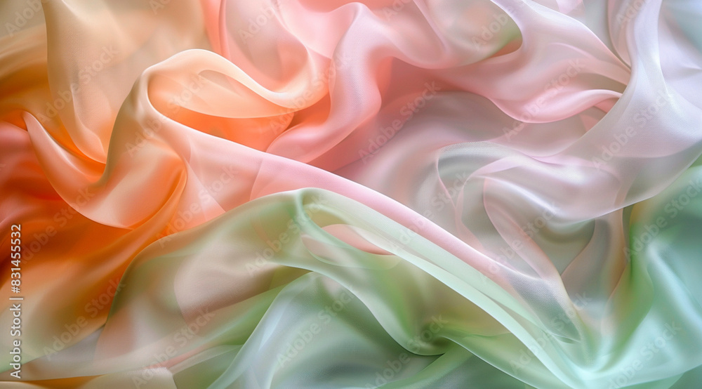 Obraz premium Soft Pastel Silk Fabric Texture