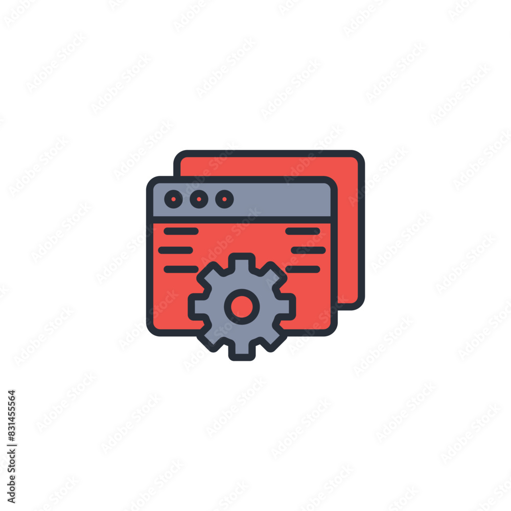 option panel icon. vector.Editable stroke.linear style sign for use web design,logo.Symbol illustration. option panel icon. vector.Editable stroke.linear style sign for use web design,logo.Symbol illustration.