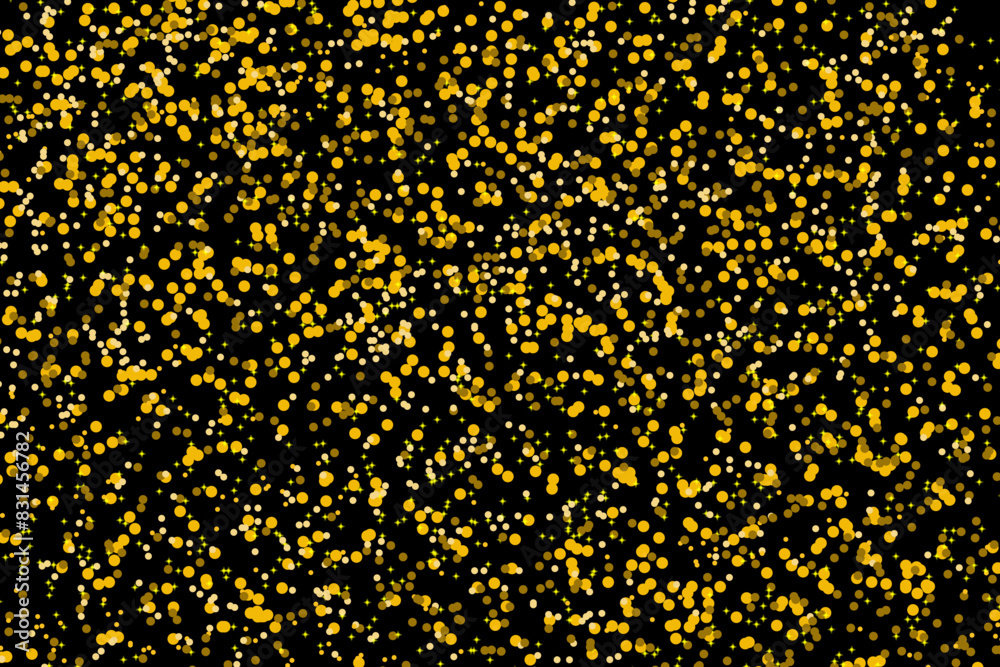 Golden glitters background design on black color. Gold background design. Gold, Black color background. Gold backgroun.
