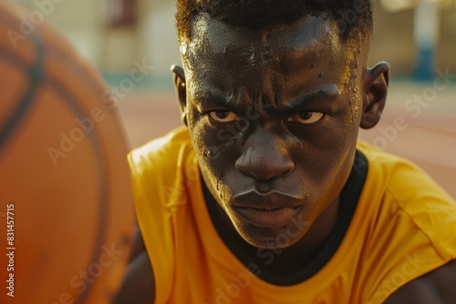 young basketball player in ...
