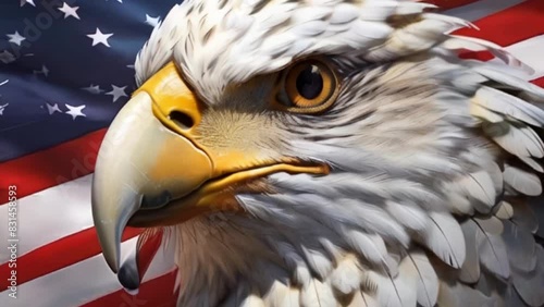 american flag eagle