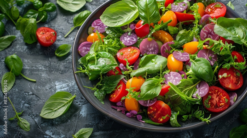 Bowl Filled With Green and Red Vegetables Bowl Filled With Green and Red Vegetables