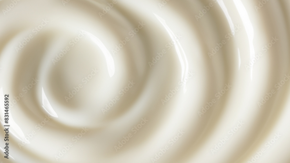 Glossy Cream Swirl Abstract Background Glossy Cream Swirl Abstract Background