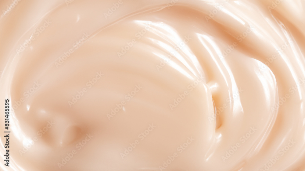 Smooth Pink Cream Texture Close-Up Smooth Pink Cream Texture Close-Up