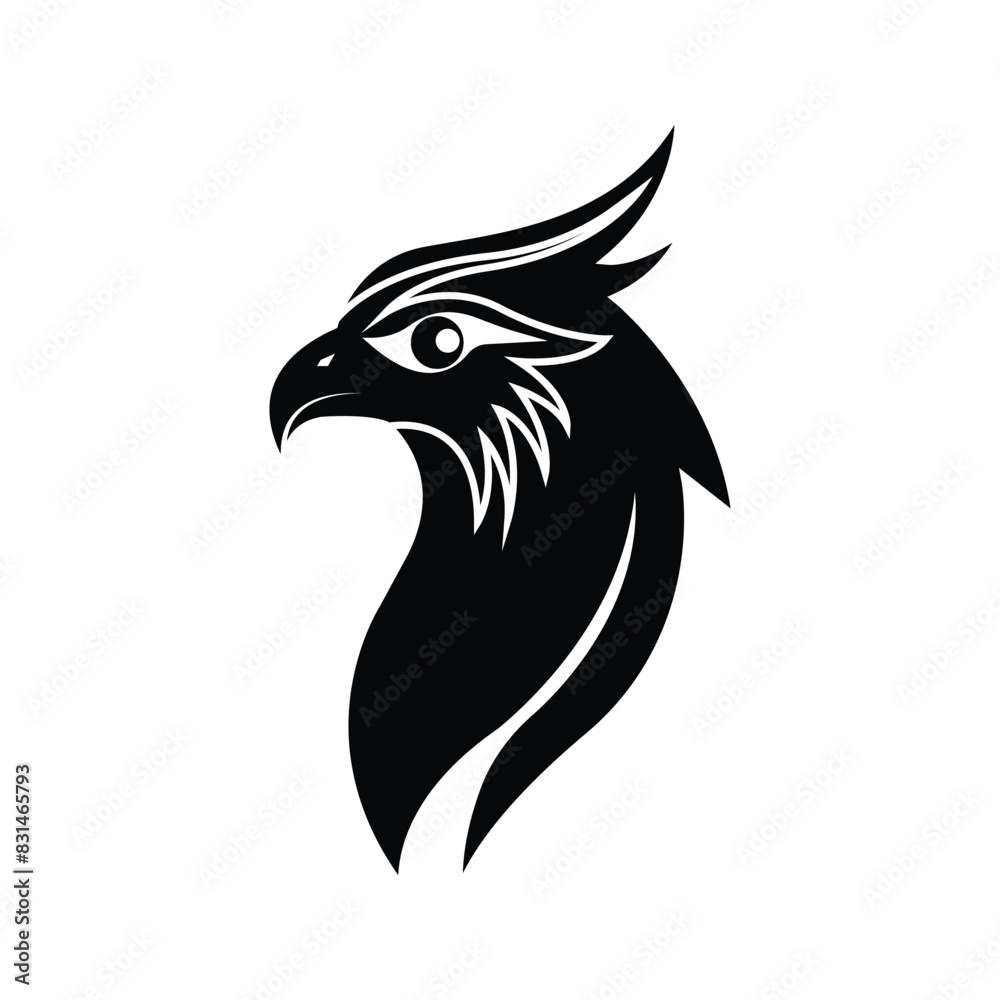 Obraz premium Eagle head vector illustration or logo design