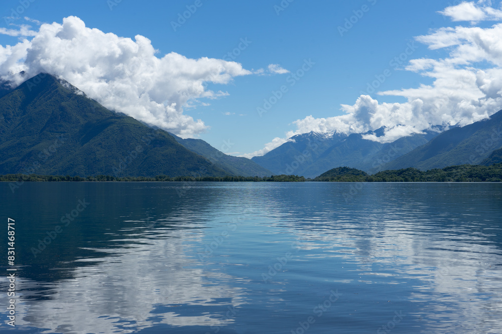 Lake and mountain Lake and mountain