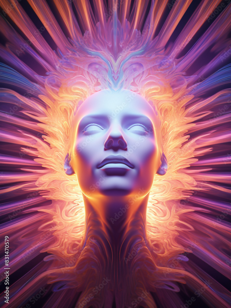 Abstract illustration of a mental disorder Abstract illustration of a mental disorder