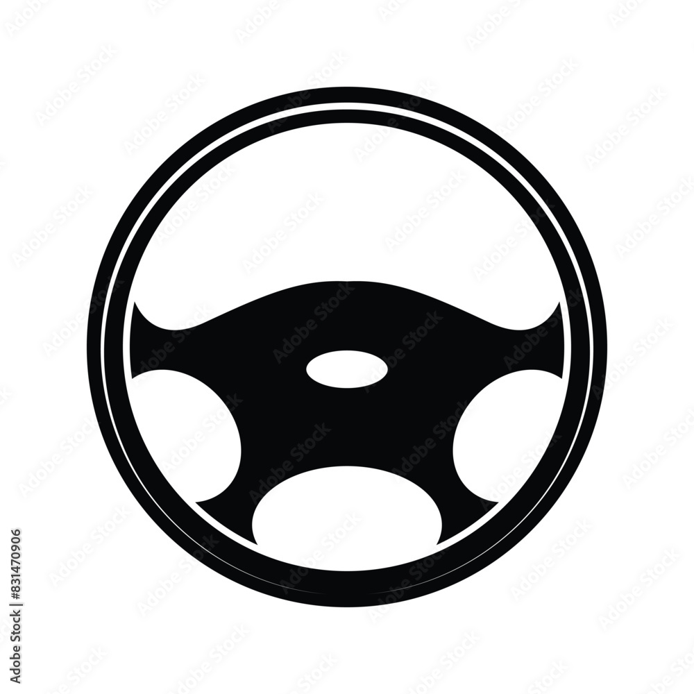 car steering wheel vector icon car steering wheel vector icon