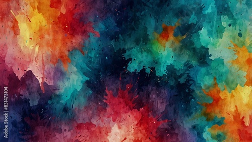abstract watercolor background, Unique design Abstract digital pixel noise glitch error video damage, Website, application, modern popular games template. Computer, laptop wallpaper. 2d style photo