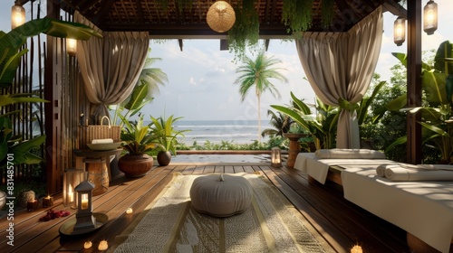 Ayurvedic rejuvenation in Goa, beachfront setting, personalized treatments, serene environment.