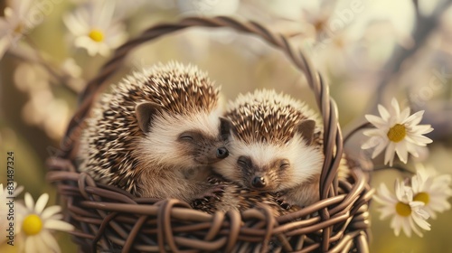 Hedgehogs curling up, protective ball, cute factor.