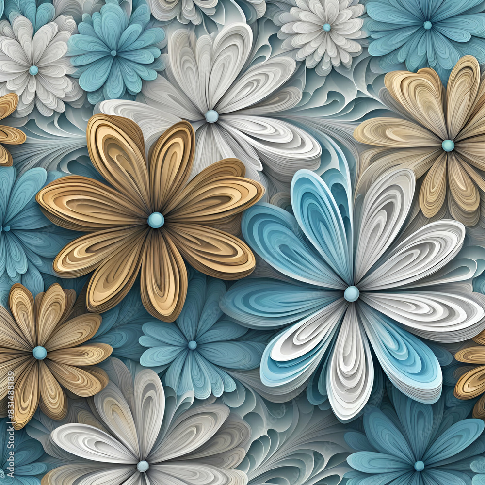seamless pattern with flowers seamless pattern with flowers
