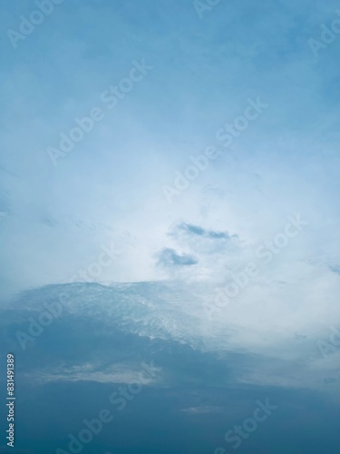 clouds over the sea