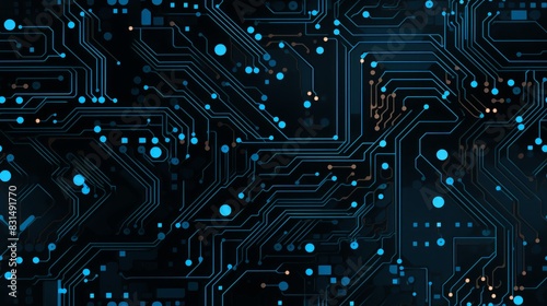 Circuit board background. E...
