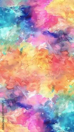 Rainbow clouds, abstract background