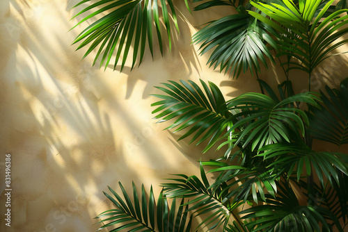 Palm Leaves and Shadow