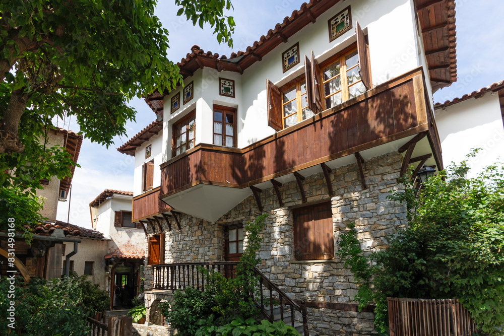 Fototapeta premium Village of Ampelakia, Larissa, Thessaly, Greece