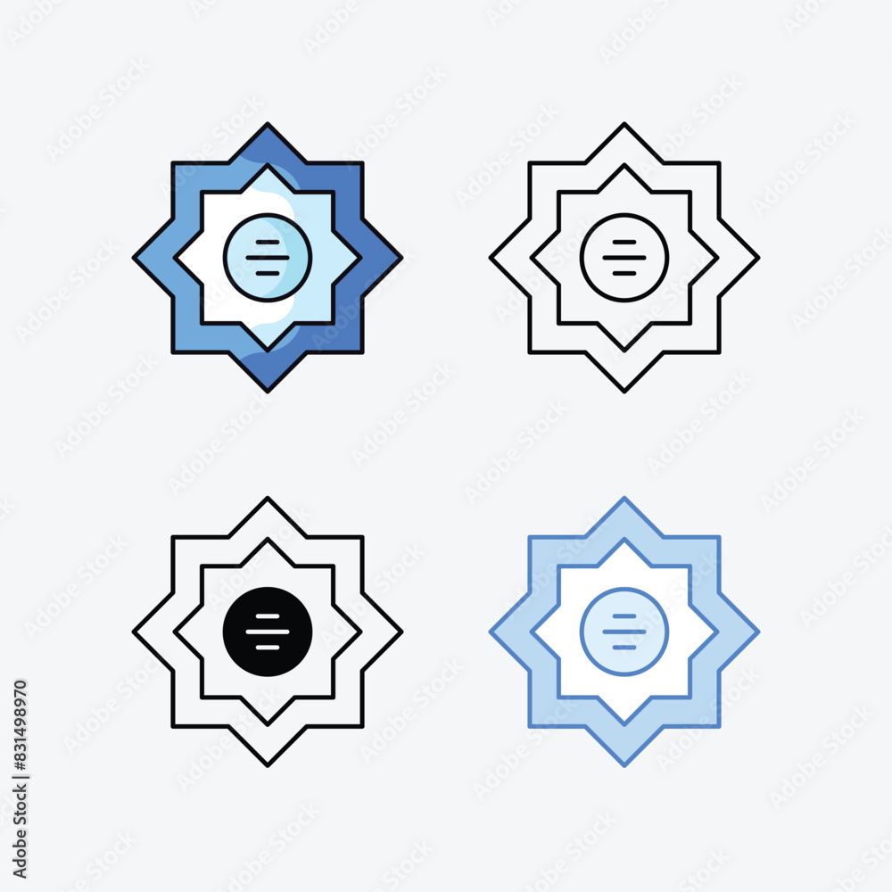 Date Palm icons vector stock illustration Date Palm icons vector stock illustration
