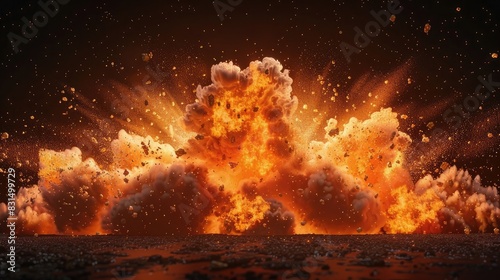 explosion background