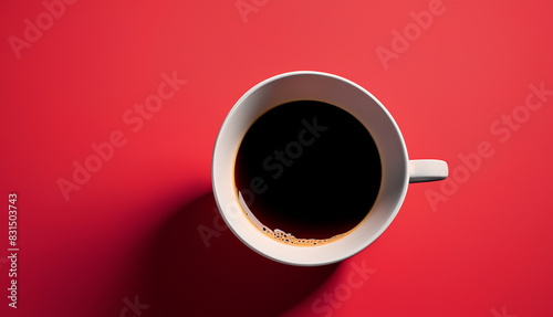 Tea and Coffee in a cup and saucer on an old background