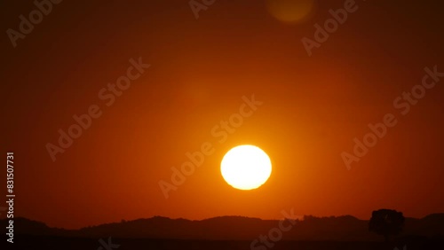 Timelapse of sunset