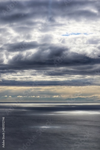 clouds over the sea