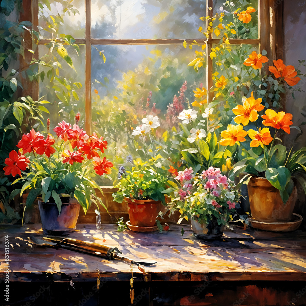 flowers on the table flowers on the table