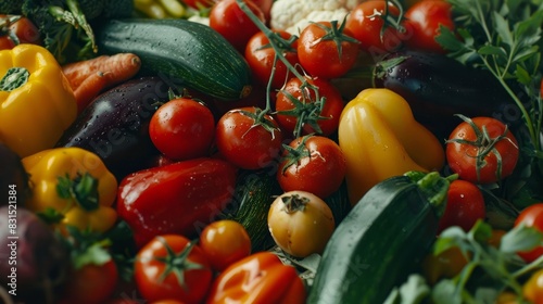 Close-up of assorted fresh vegetables