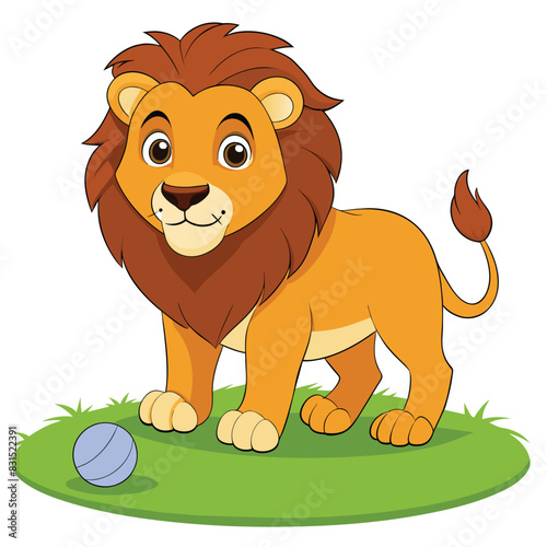 Illustration of a lion