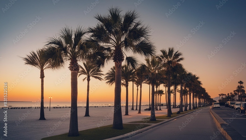 evening palm trees palm trees destin beach pensacola beach florida evening warm night evening palm tree tropical evening warm evening tropics