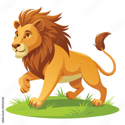 Illustration of a lion