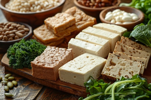 Assorted Tofu and Plant-Based Protein Sources