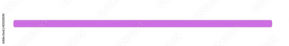 Horizontal long thick metal pipe painted with pink purple paint - on isolated transparent background. Horizontal long thick metal pipe painted with pink purple paint - on isolated transparent background.