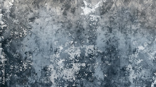 Grunge Background in Grey and Silver Abstract Style © 2rogan