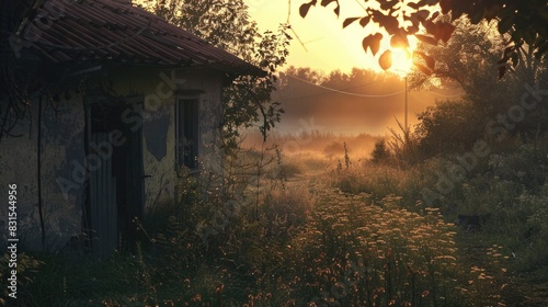 Dawn in the rural area © AkuAku