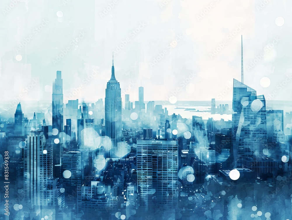 Abstract bokeh background of city at night Abstract bokeh background of city at night