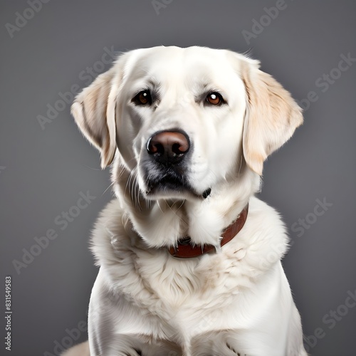 white golden retriever dog