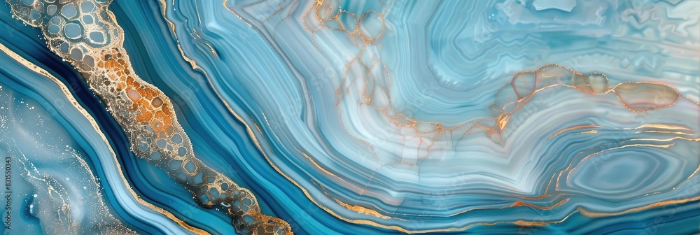Marble background in blue and green color with gold texture glitter. beautiful blue oil painting with the addition of gold powder Marble background in blue and green color with gold texture glitter. beautiful blue oil painting with the addition of gold powder