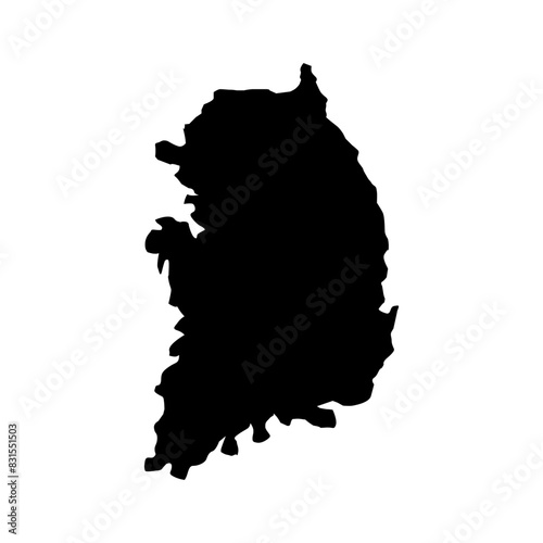 South korea map