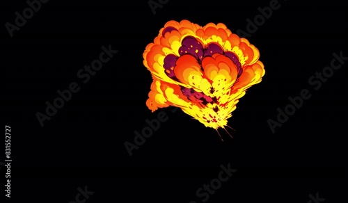 Arial Explosion 010