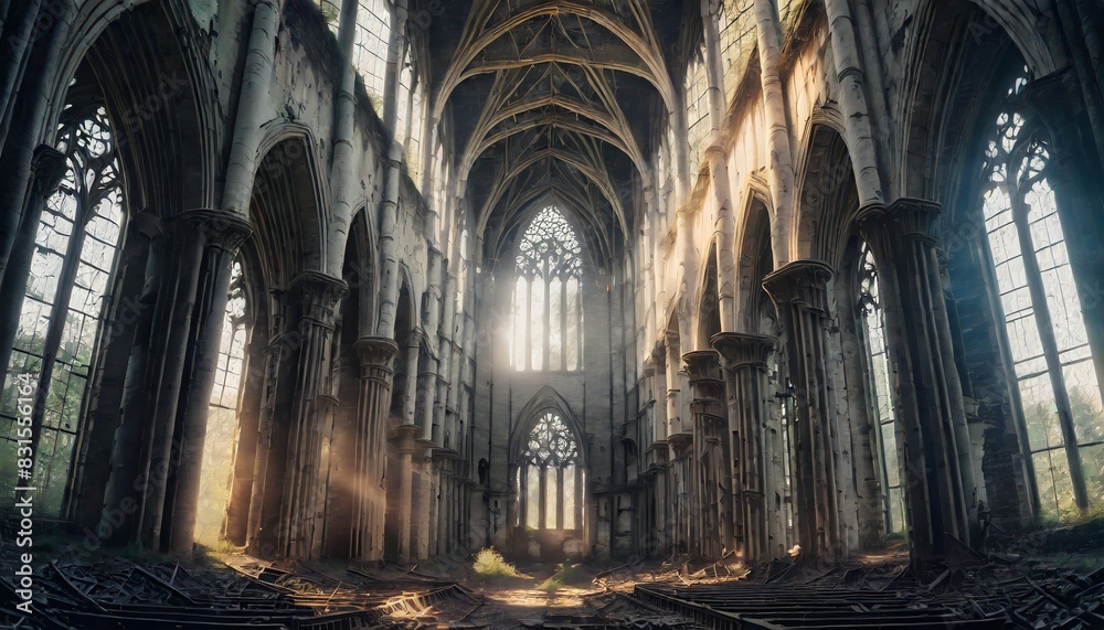 Fototapeta premium Ghostly cathedral