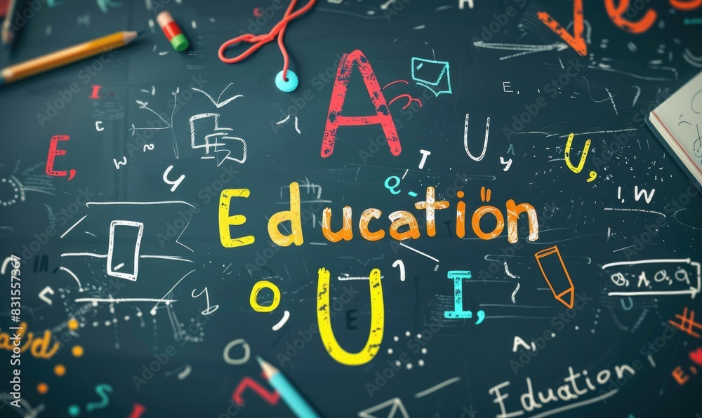 Education themed background Education themed background